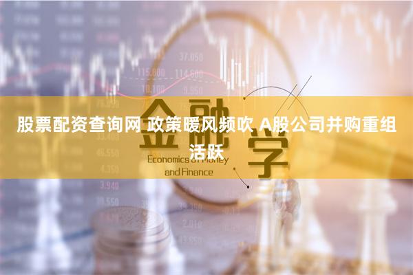 股票配资查询网 政策暖风频吹 A股公司并购重组活跃